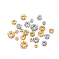 30Pcs Hileras De Flores Y Copos De Nieve En Acero Inoxidable Para Encantos Y Colgantes De Joyería DIY Accesorios De Pulseras - details 0