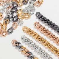 30pcs Cuentas De Cadena Geométricas Doradas 17x22MM Para Creación De Joyas Collares Pulseras Y Gafas Accesorios DIY - details 10