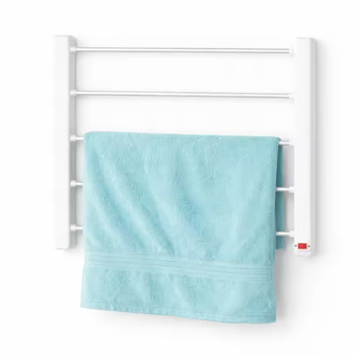 Jocca Toallero Eléctrico de Pared 65W con 5 Barras de Aluminio, Secado Rápido y Diseño Elegante para Baño - 1