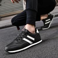 Zapatos De Correr Clásicos Para Hombres 2024 Mocasines Deportivos Ligeros De Cuero Transpirables Y Cómodos Para Exterior Y Casual - details 18