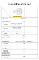Luces LED De Encimera Tricolor Sin Cable Con Control Remoto Recargable Para Cocina Armario Decoración Del Hogar Luz Nocturna Redonda - details 7