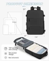Mochila versátil y moderna para transportar tu portátil en el día a día, en viajes de negocios o en la oficina, con múltiples compartimentos para un amplio almacenamiento, Mochila viaje cabina avion 40x20x25-Cecodadi - details 1