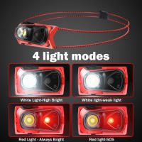 Linterna Frontal Recargable LED Portátil Para Correr Camping Ciclismo Luz De Trabajo Exterior Torcha Frontal Resistente Al Agua - details 16