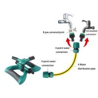 Juego De 4 Aspersores De Jardín Automáticos Que Rotan 360 Grados Para Rociar Agua Ahorra Tiempo Y Esfuerzo Artículos Para Jardín - details 2
