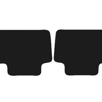 Alfombrillas traseras para: BMW X4 G02 SUV 2018- - 1