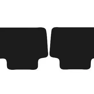 Alfombrillas traseras para: BMW X4 G02 SUV 2018- - 1