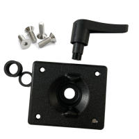 Kit De Accesorios Para Remolque De Barco Control De Rudder Con Mango Base Cuadrada J-hook Y Hebilla De Pared De Piso Para Kayak Canoa - details 5