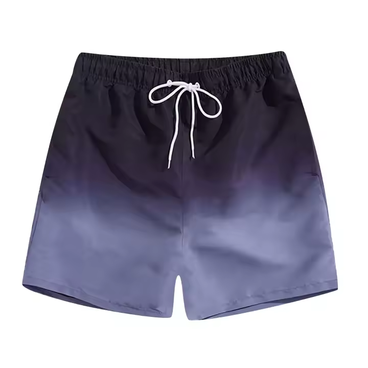 forro de malla, 4 vías de estiramiento, pantalones cortos de natación, con forro de malla, trajes de baño(L) - 1