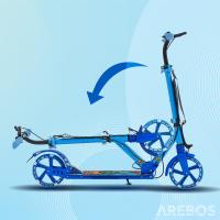 AREBOS Patinete con ruedas de goma con LED | Suspensión delantera - details 13