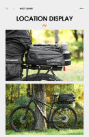 Bolsa De Bicicleta WEST BIKING De Piel Dura Multifuncional Impermeable Porta-Mochila Trasera Para Bicicleta Accesorios De Ciclismo - details 18