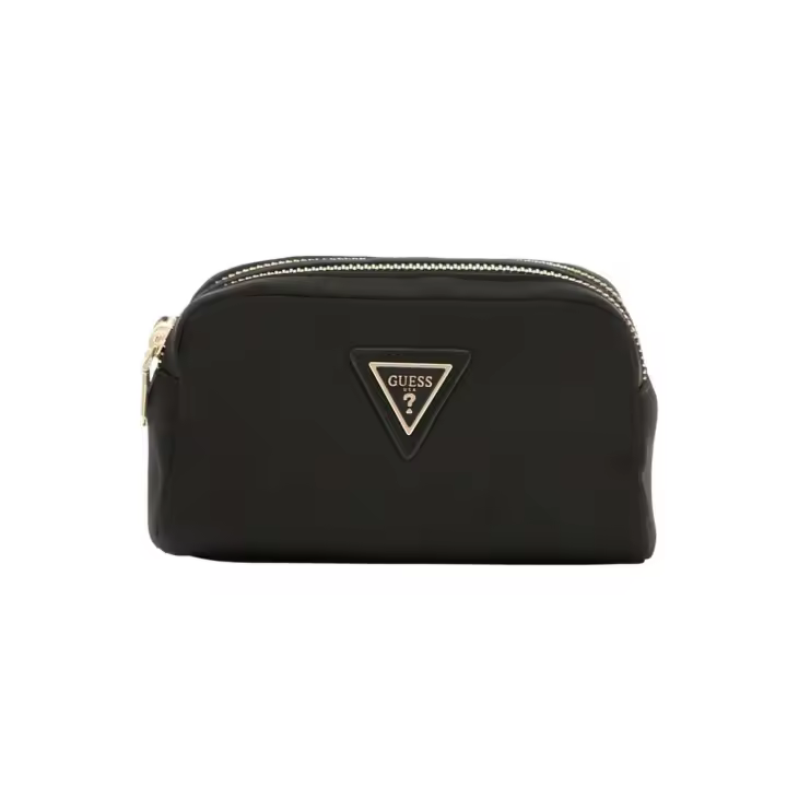 Neceser Guess doble cierre negro mate para mujer - 1