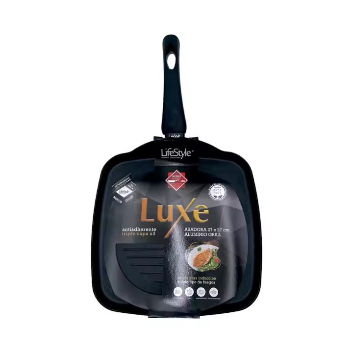 Lifestyle STARTELECTRIC SARTÉN GRILL CUADRADA - ALUMINIO LUXE - INDUCCIÓN - 1