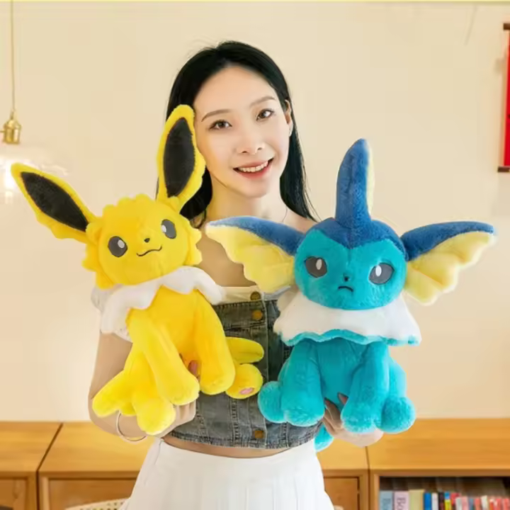Muñeco De Peluche Grande Vaporeon Jolteon De Pokémon Suave Almohada Ornamento Lindo Regalo Para Niños Relleno De Tela COTON - 1