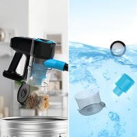 YISORA N3 Aspiradora Inalámbrica, succión potente de 17 kPa, cubo de polvo de 0.7L, 40 minutos de tiempo de funcionamiento, capacidad de 2200mAh, nivel de ruido de 70dB, azul claro - details 1