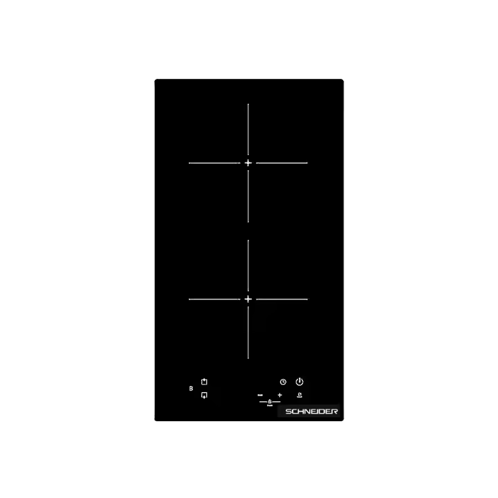 Dominó Inducción Integrable 2 fuegos Touch control 30cm 3500W SCHNEIDER SCDI30N1S - 1