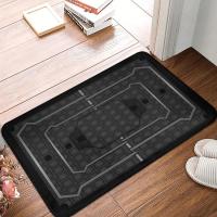 Alfombra De Entrada Absorbente Y Antideslizante Frost Trap Para Cocina Baño Sala De Estar Alfombrilla De Piso Con Diseño Geométrico Para Adultos - details 3