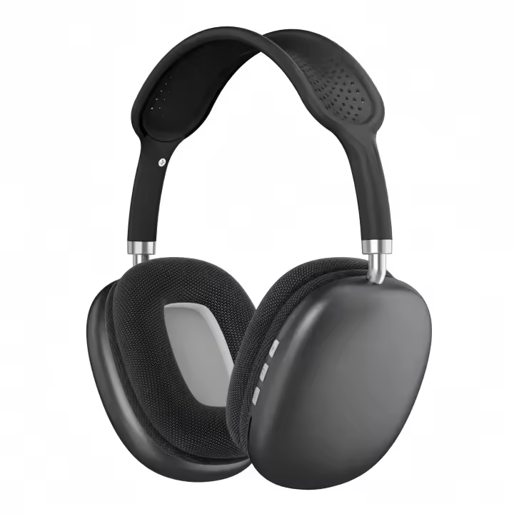 Auriculares inalámbricos P9 con Bluetooth y micrófono, cascos con cancelación de ruido, sonido estéreo, deportivos, para juegos, compatible con Tarjeta TF, Diadema  comodo, para Viajes Oficina teléfono móvil PC - 1