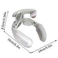 Masajeador De Cuello Con 4 Cabezas Máquina De Calor Y Vibración Luz Respiratoria Protección Del Cuello Máquina De Compresión Térmica Para La Columna Cervical - details 10