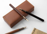 Pluma Fuente De Tinta De Madera Bronce Retro Lujo Para Negocios Escritura Arte Caligrafía Estudiantes Regalos De Papelería 0.5mm - details 3