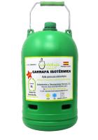 La Botija, Garrafa Isotérmica 5 L, Triple Capa Aislante, Con Asa Metálica, Verde, Para Líquidos Fríos y Calientes - details 0