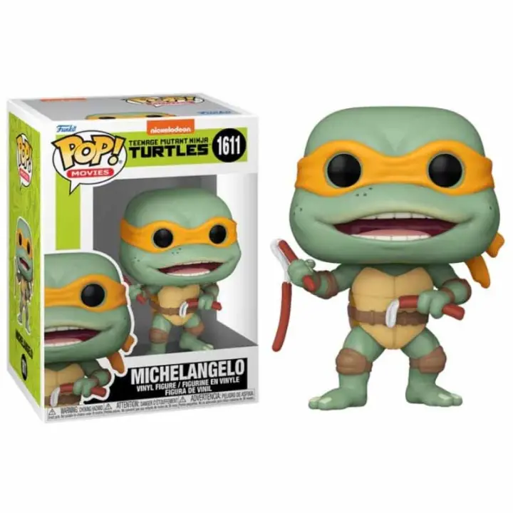 Funko Pop! Teenage Mutant Ninja Turtles (Las Tortugas Ninja), Michelangelo Sausage Link Nunchucks 1611 - 1