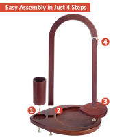 Soporte Magnético De Madera Para Hilo Y Gancho De Crochet Rotación 360° Ideal Para Enthusiasts De La Tejer Y Crochet Regalo Perfecto - details 5