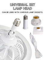 Ventilador De Techo Inteligente 3 En 1 Con Control Remoto Base De Iluminación E27 85-265v Adecuado Para Dormitorio Y Sala - details 9