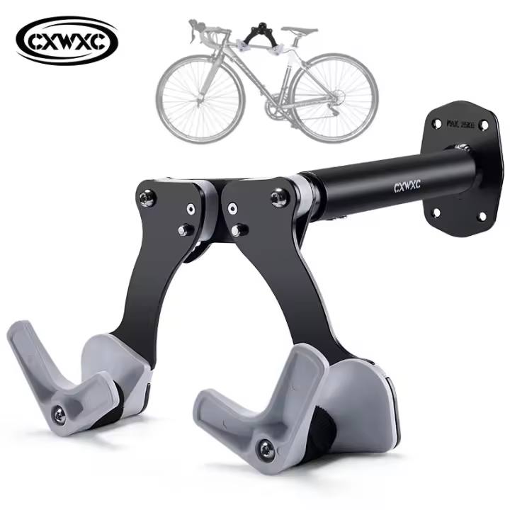 Soporte De Bicicleta Para Pared CXWXC Montado Horizontal MTB Y Carretera Gancho De Apoyo Para Almacenamiento Interior En Garage Accesorios De Ciclismo - 1