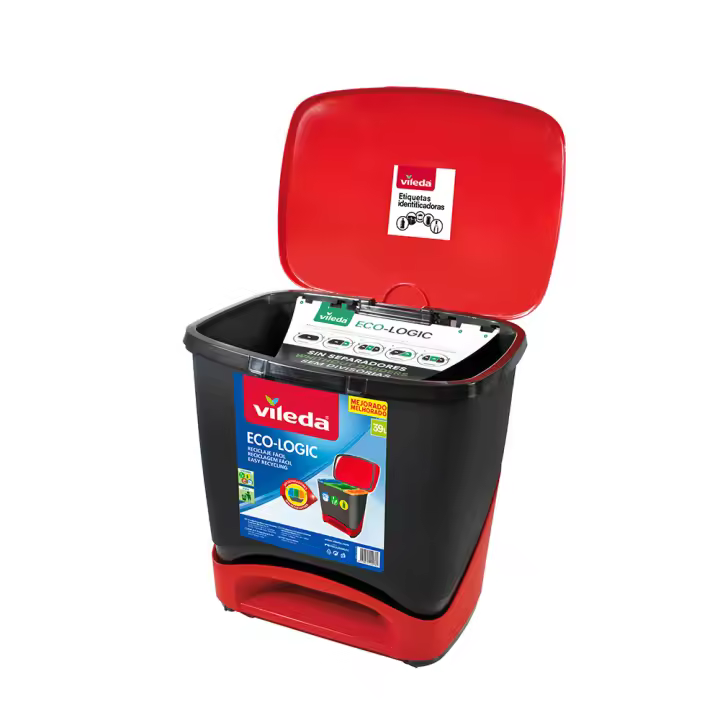 Cubo de reciclaje compacto 142239 vileda (no incluye separadores) - 1