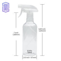 Botellas De Spray De Plástico Para Soluciones De Limpieza Sin Atascos Ni Fugas Botellas De Reparación Pesada Con Rojelladores - details 0