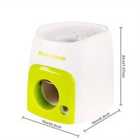 Juguete Interactivo Para Perros 1pc Dispensador De Alimentos Inteligente Y Entrenamiento De IQ Sin Baterías Requeridas - details 1