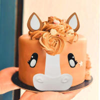 Decoración De Cumpleaños Para Pastel Con Pequeño Caballo Y Vaquero LaVenty Suministros Para Fiestas De Cumpleaños De Animal Resina - details 3