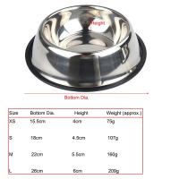 Contenedor De Alimentos Para Mascotas De Acero Inoxidable Con Cuenco De Agua Juego De Alimentación Para Perros Pequeños Y Grandes Duradero - details 15