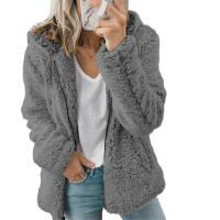 Nueva Chaqueta De Mujer Con Capucha Y Cremallera Abrigo Grueso Y Cálido De Fieltro Sólido Largo Y Suelto Para Invierno Moda Femenina Con Bolsillos Y Cierre De Cremallera - details 16