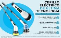 4Family Club-Cepillo Limpieza Hogar Eléctrico, Fregadora Giratoria Eléctrica, 9 en 1, Inalámbrico 360,Limpieza Ducha Baño Cocina Coche, Mango Extensible (137 cm), Ajuste 2 Velocidades, Máxima Potencia - details 1