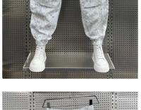Pantalones Harem Casual Para Hombre Estilo Chino Con Cintura Elástica Y Bolsillos Impresos Ajuste Suave Para Primavera Y Otoño - details 10