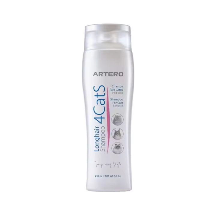 ARTERO - 4 Cats Longhair (250 ml) - Champú para Gatos de Pelo Largo - 1
