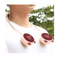 Ventilador Portátil de Cuello de Doble Cabeza, Ventilador Manos Libres Recargable por USB para Oficina, Viajes Y Actividades Al Aire Libre - details 5