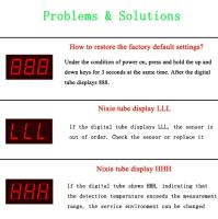 Controlador De Temperatura Digital LED 12V 24V 110V 220V W3001 Termostato Control Switch Probing XH-W3001 Para Electrónica - details 0