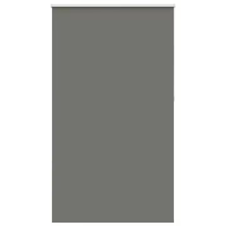 vidaXL Estor Enrollable Opaco gris 140x210 cm Tela Ancho 136,6 cm - 1