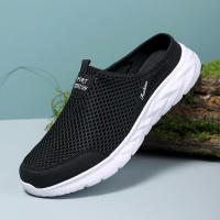 Nuevos Sandalias De Medio Tobillo Para Hombres Tenis De Malla Transpirable Zapatos De Playa Casuales Zapatillas De Verano De Lona Slip on Antideslizantes Tamaño True Fit - details 5