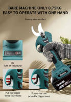 Tijeras Eléctricas De Podar Makita 18V Recargable Para Jardín Y Árboles De Fruta Corte De Ramas Con Hoja De Acero Inoxidable - details 5