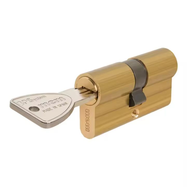 Cilindro de Alta Seguridad Antibumping y Antipicking BPS 30-30 Latón MCM - 1