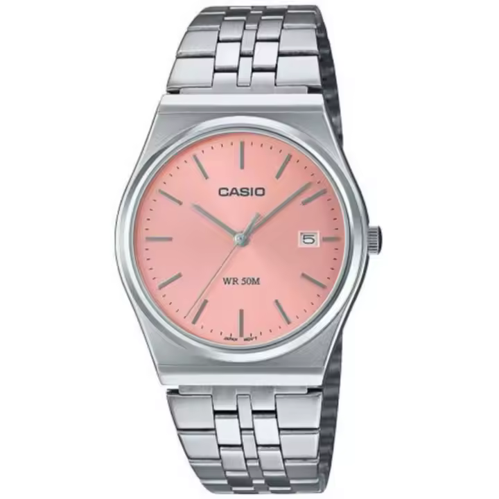 Casio-Reloj de Mujer MTP-B145D-4AVEF de Acero Esfera Rosa. - 1