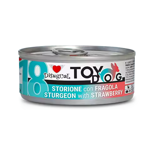 Disugual Toy Dog Esturión con fresa  12x85 gr - 1