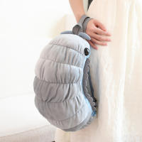 Mochila De Peluche De 40cm Con Forma De Caracol Juguetes De Peluche Suaves Para Niñas Regalos De Cumpleaños Mochila De Hombro Unisex - details 6