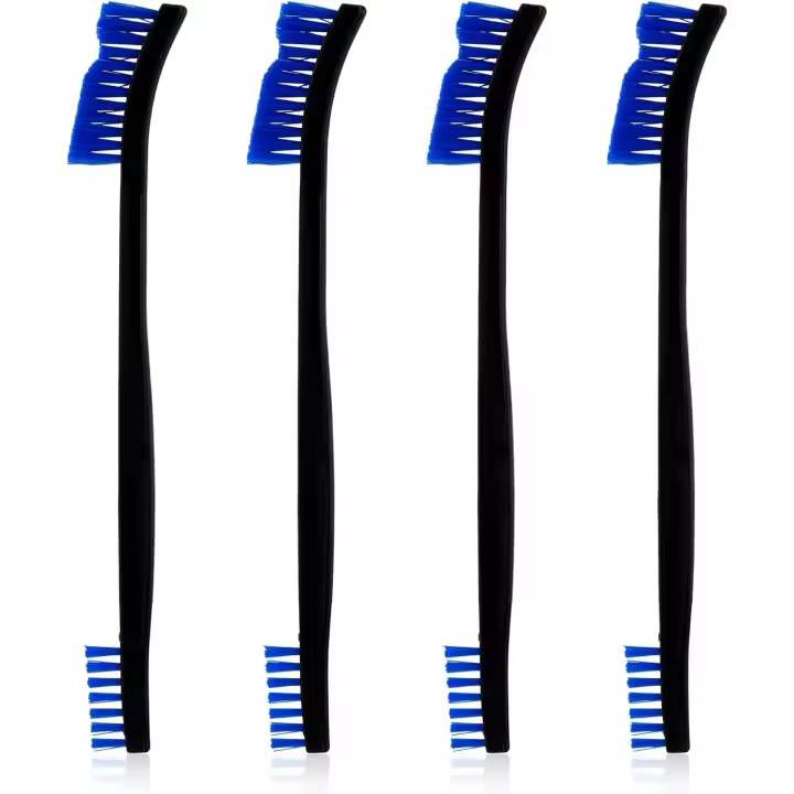 4Uds Corbetas de Limpieza de Nailon de Doble Punta, Juego de Corbetas de Limpieza Pequeños - 1