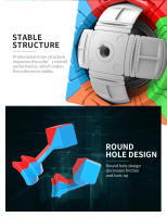 Moyu Meilong 6x6 Cubo Mágico Sin Pegatinas De 61mm Competición WCA Juguetes Educativos Y De Aprendizaje Para Niños Regalo Cubo 6x6 V2 - details 5
