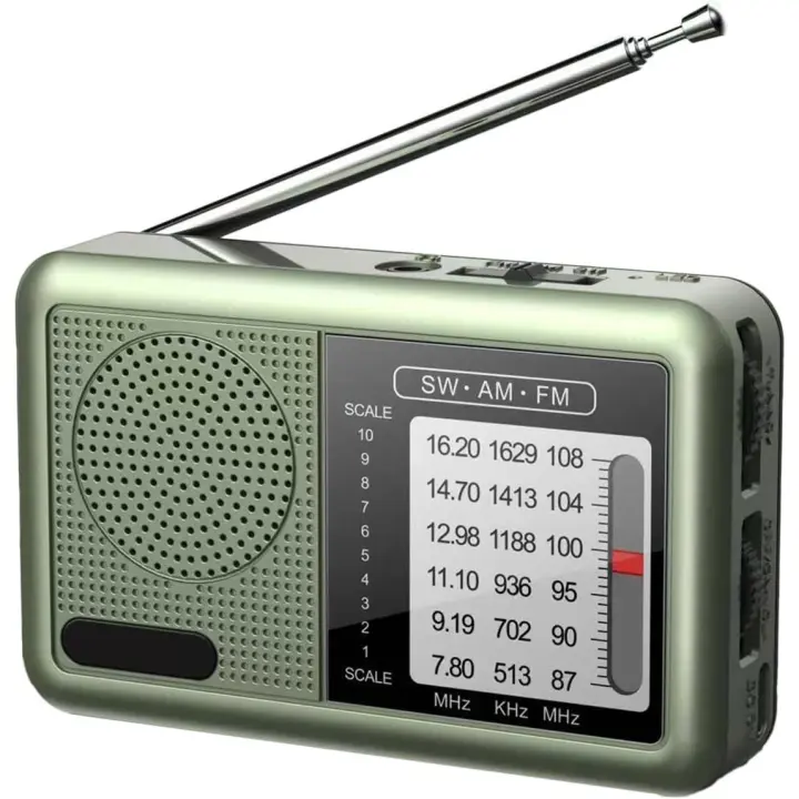 Radio de potencia, Am/FM with Pilas | Gran Recepción, equipo de audio con conector para auriculares de transistores de Banda para Viajes Largos. - 1