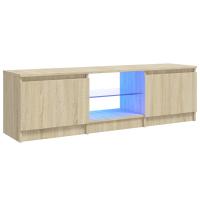 vidaXL Mueble de TV con luces LED 120x30x35,5 cm, Mueble de Salon, Mueble TV, Mueble TV salon, Mesa de TV, Mueble tele - details 3